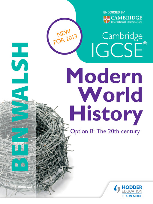 Cover image for Cambridge IGCSE Modern World History